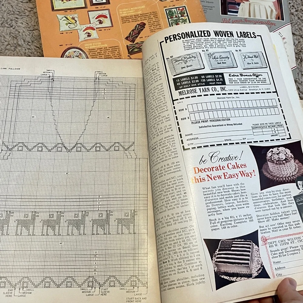 Five Vintage Needlecraft‎ Magazines
